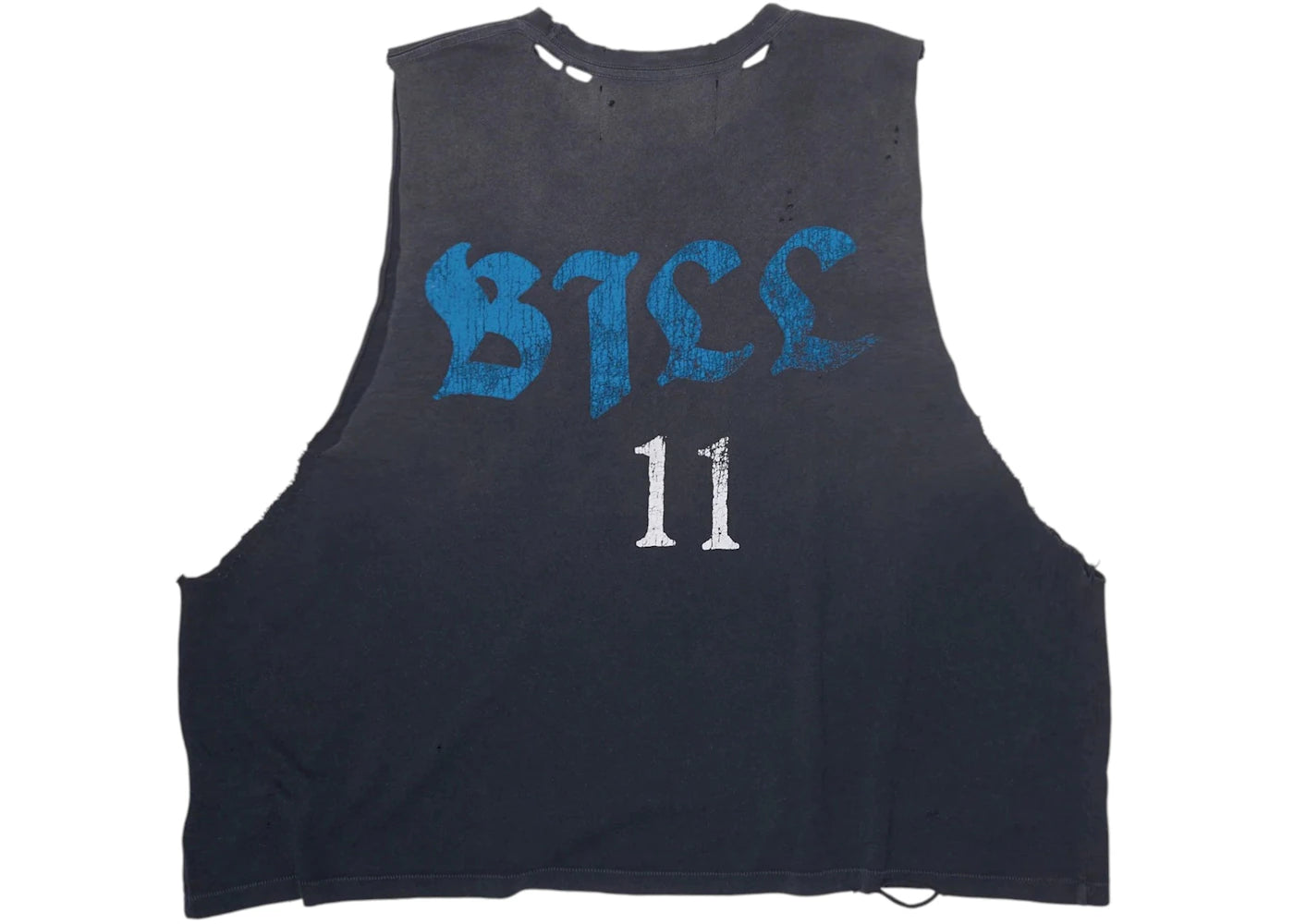 Paly Thriller Night Cut Off Tee Black - vue secondaire B