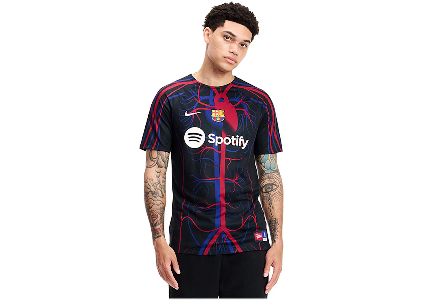 Patta x Barcelona FC Culers del Món Pre-Match Jersey Black/White - vue secondaire B