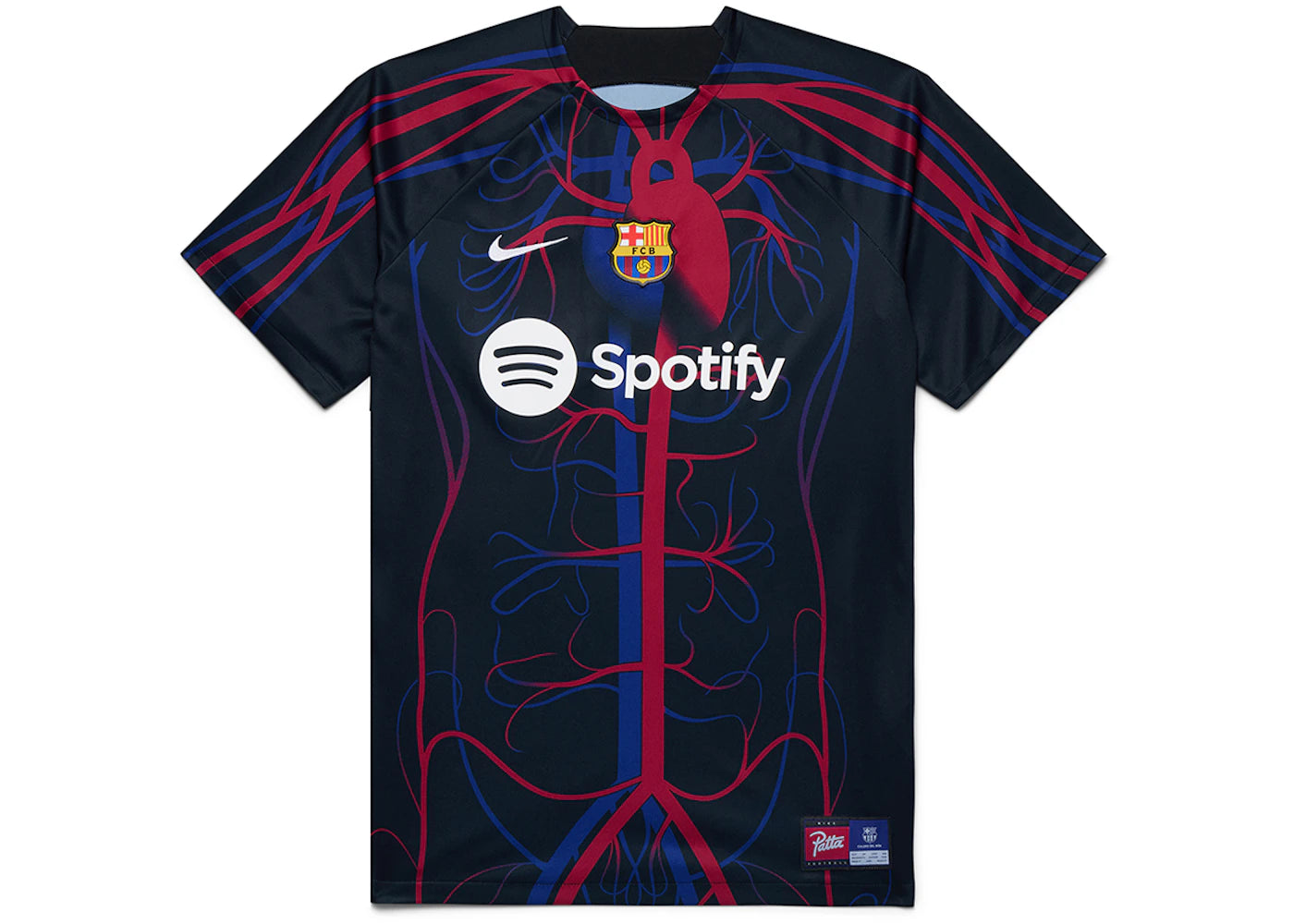 Patta x Barcelona FC Culers del Món Pre-Match Jersey Black/White - vue secondaire A