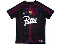 Patta x Barcelona FC Culers del Món Script Logo Pre-Match Jersey Black/White