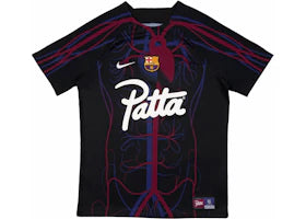 Patta x Barcelona FC Culers del Món Script Logo Pre-Match Jersey Black/White