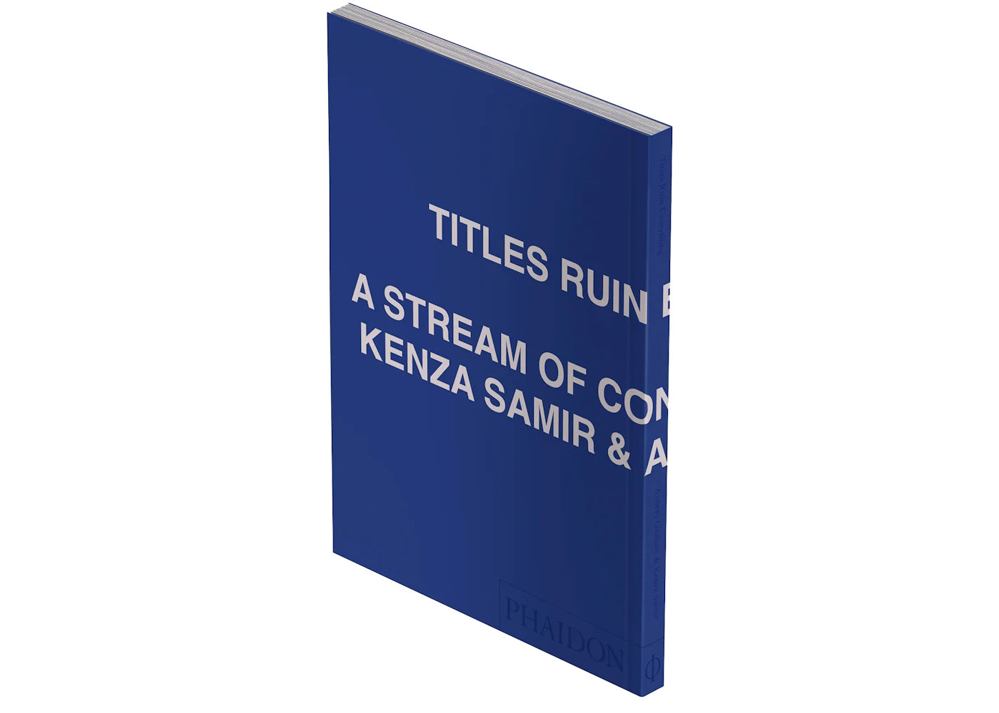 Phaidon Titles Ruin Everything A Stream of Consciousness by Aubrey Graham and Kenza Samir Book - vue secondaire B