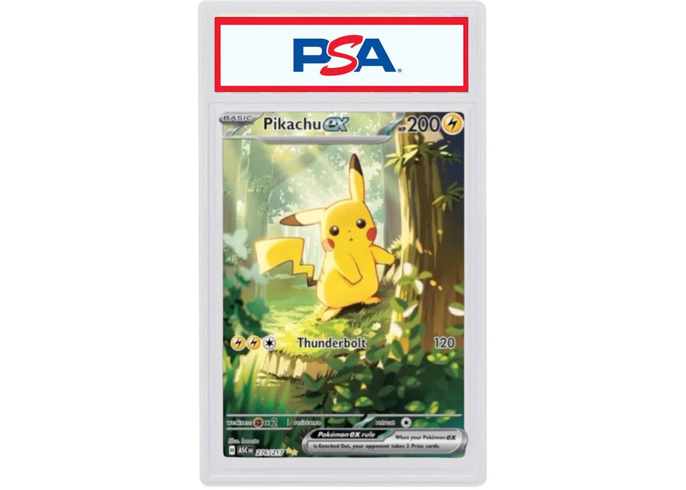 Pikachu ex 2026 Pokémon Ascended Heroes Special Illustration Rare 276/217 (PSA or BGS Graded) - vue secondaire A