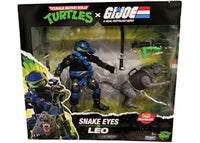 Playmates TMNT G.I. Joe Snake Eyes Leonardo x Timber Leo SDCC 2026 Action Figure Set