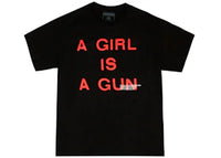 Pleasures A Girl is a Gun T-shirt Black