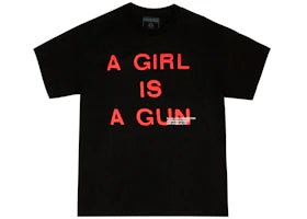 Pleasures A Girl is a Gun T-shirt Black
