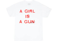 Pleasures A Girl is a Gun T-shirt White
