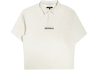 Pleasures Cable Polo Shirt Beige