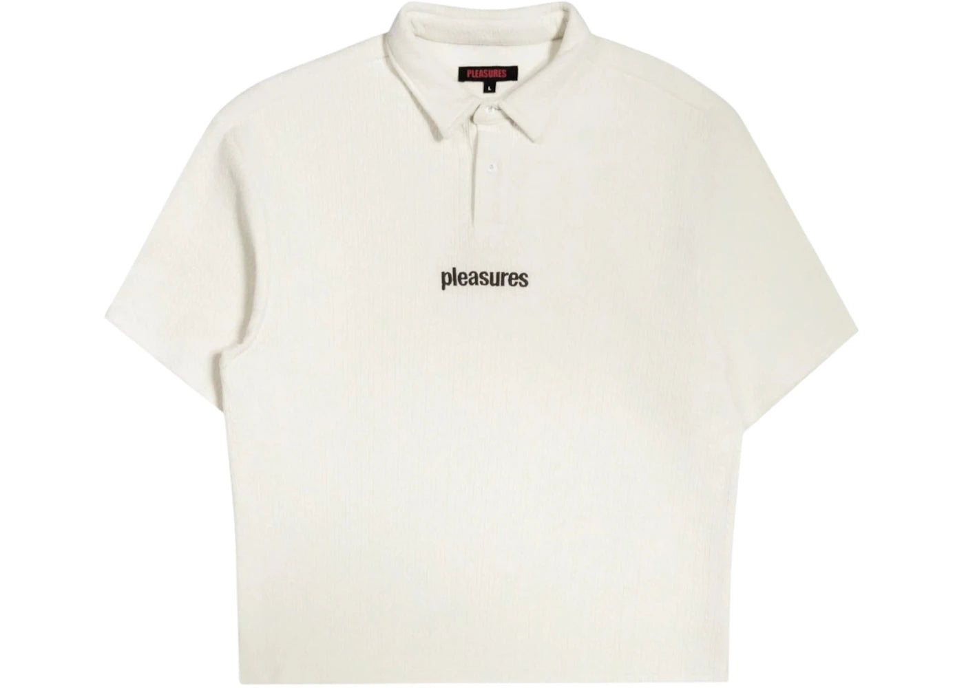 Pleasures Cable Polo Shirt Beige - vue secondaire A