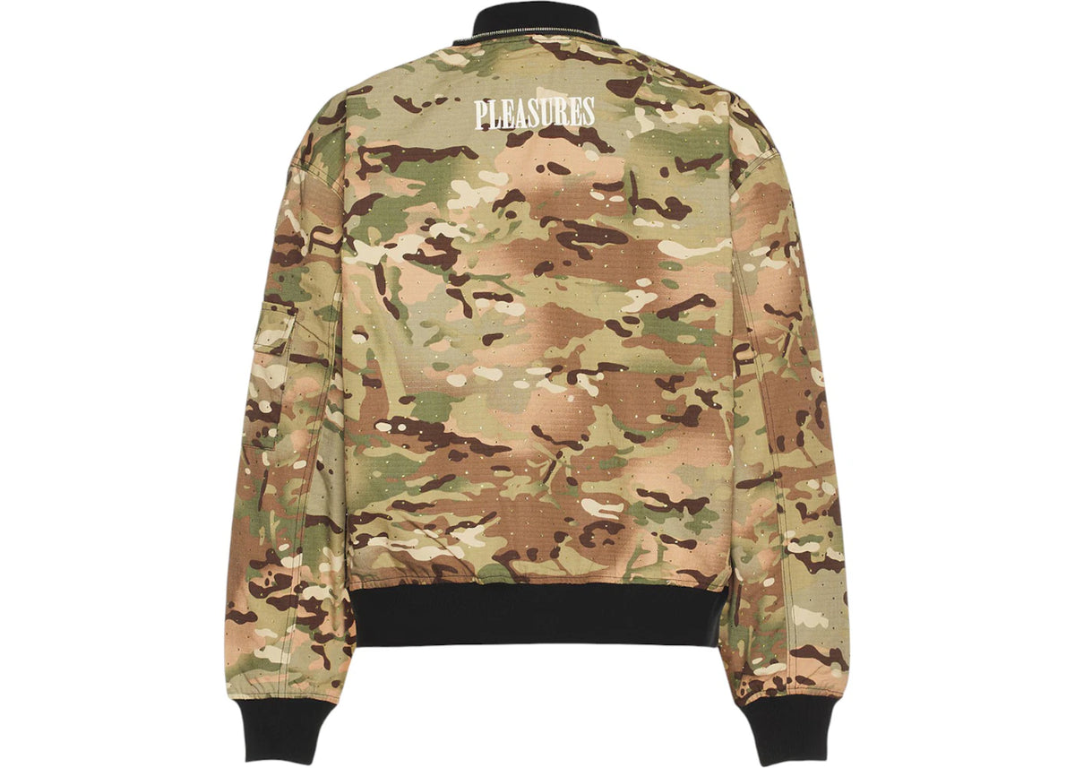 Pleasures Gem Reversible Bomber Jacket Camo - vue secondaire B