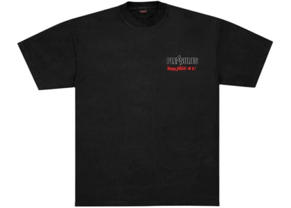 Pleasures Hot 4 U T-Shirt Black - authentic Pleasures apparel