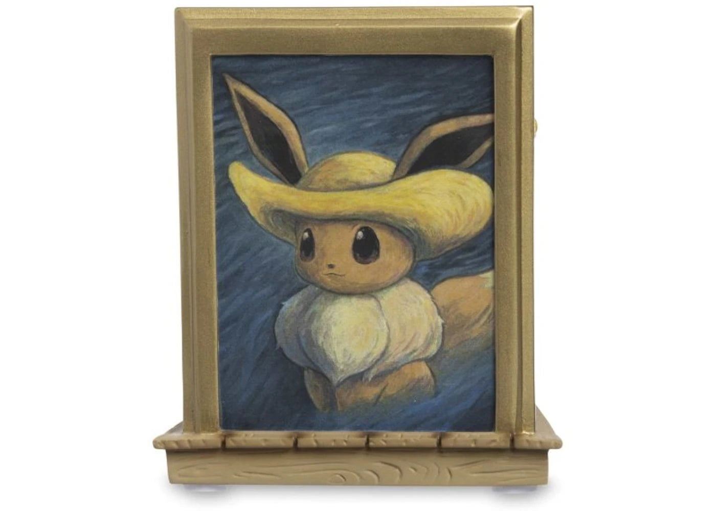 Pokemon Center x Van Gogh Museum: Eevee Inspired by Self-Portrait with Straw Hat Figure - vue secondaire B