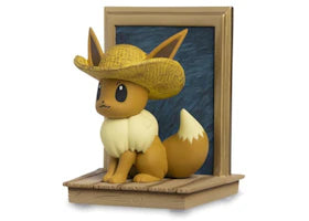 Pokemon Center x Van Gogh Museum: Eevee Inspired by Self-Portrait with Straw Hat Figure