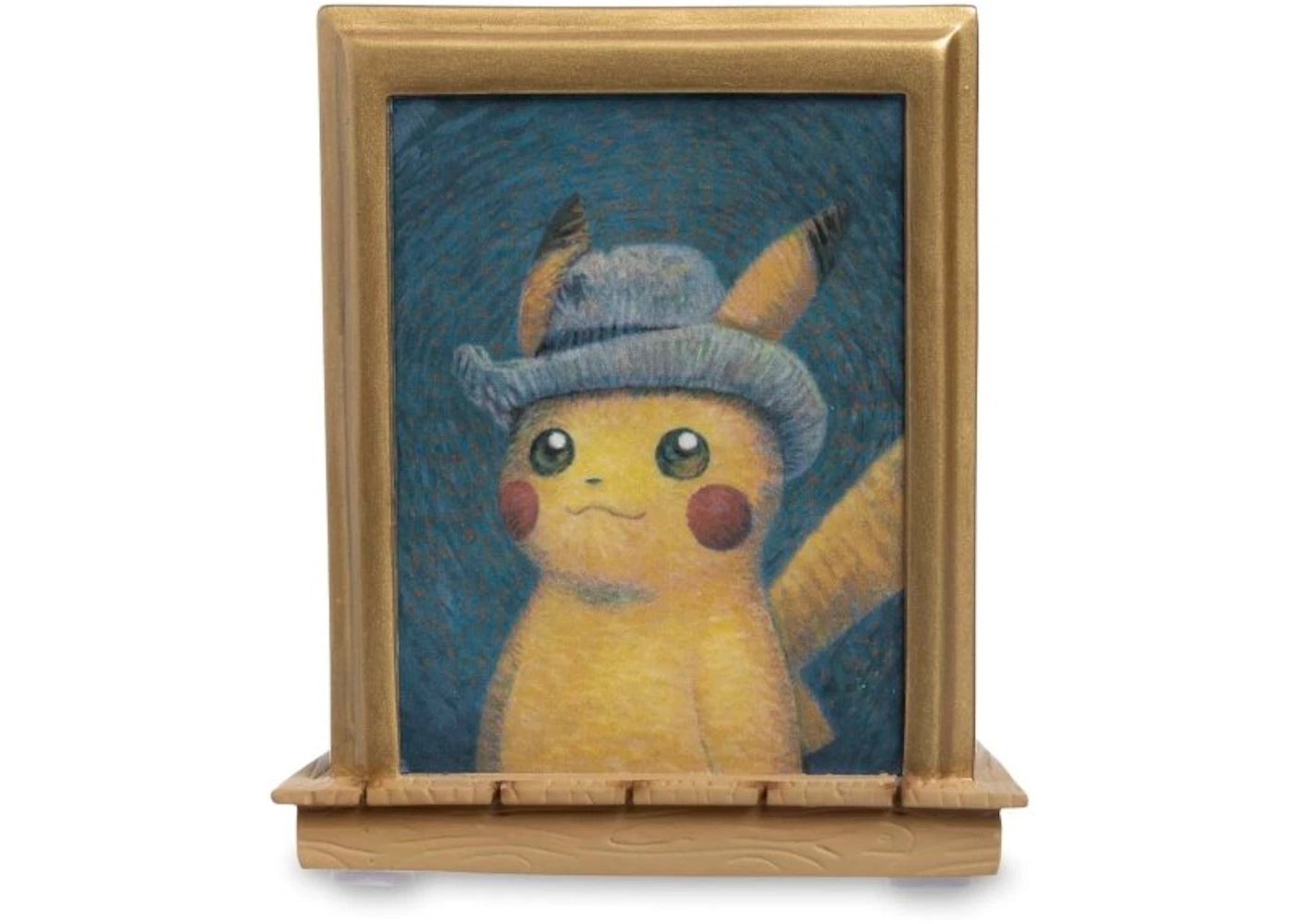 Pokemon Center x Van Gogh Museum: Pikachu Inspired by Self-Portrait with Grey Felt Hat Figure - vue secondaire B