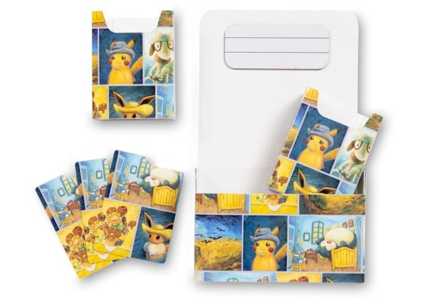 Pokemon Center x Van Gogh Museum: Pokemon Inspired by Paintings Double Deck Box - vue secondaire B