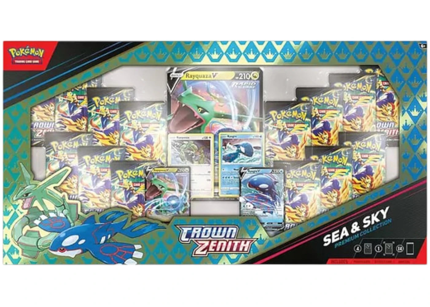 Pokémon Crown Zenith Sea & Sky Premium Collection - vue 360