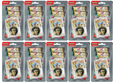 Pokémon Mega Evolution Ascended Heroes Collection (Larry) Blister Pack (10x Lot)