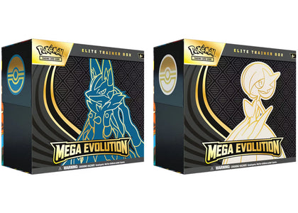 Pokémon Mega Evolution Mega Lucario & Mega Gardevoir Elite Trainer Box 2x Lot sneakers - authentic Pokemon shoes