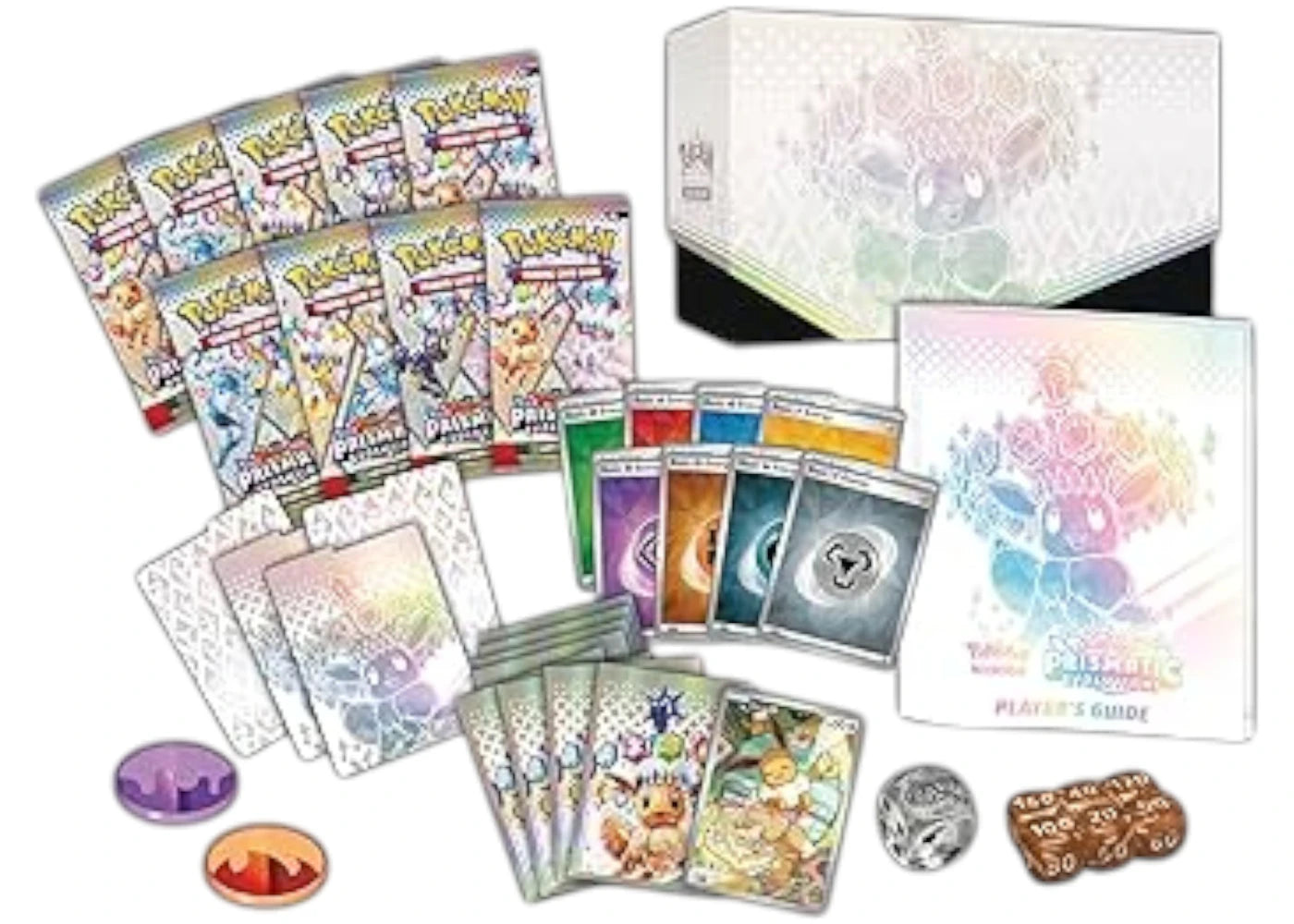 Pokémon Scarlet & Violet Prismatic Evolutions Elite Trainer Box 4x Lot