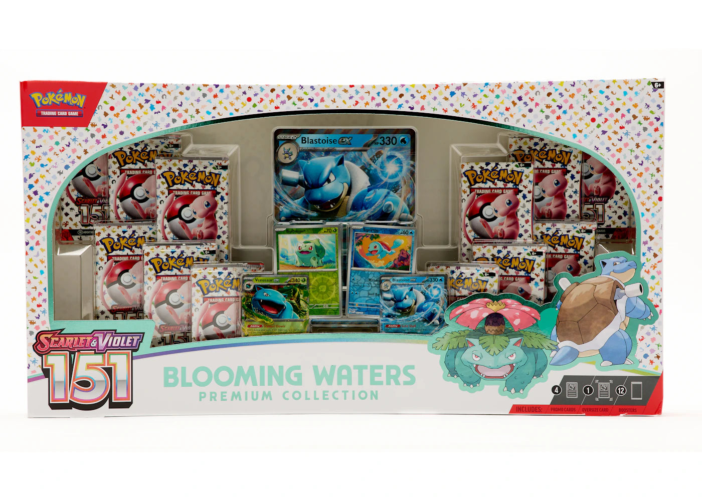 Pokémon Scarlet & Violet 151 Blooming Waters Premium Collection Box - vue 360