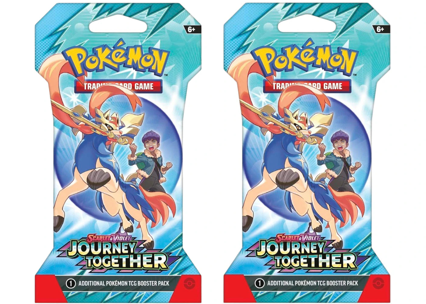 Pokémon Scarlet & Violet Journey Together Booster Pack 2x Lot - vue 360