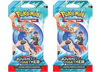 Pokémon Scarlet & Violet Journey Together Booster Pack 2x Lot - authentic Pokemon product