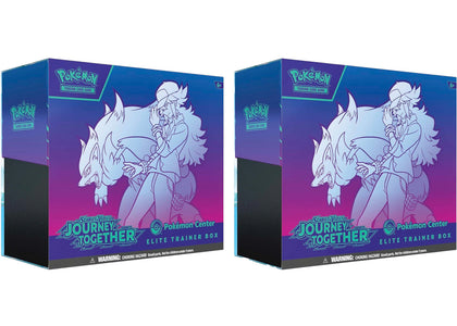 Pokémon Scarlet & Violet Journey Together Pokemon Center Elite Trainer Box 2x Lot - authentic Pokemon sneakers