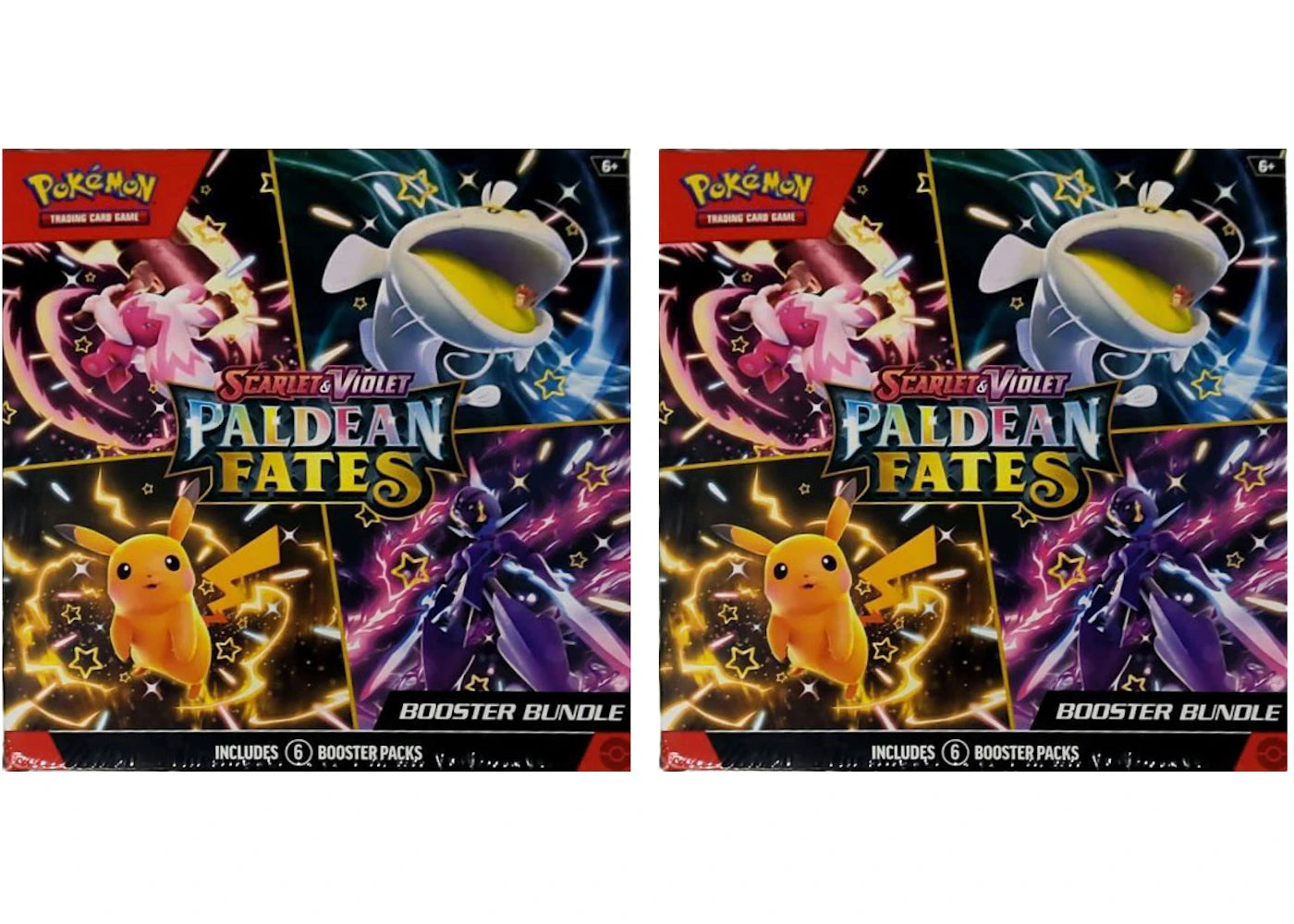 Pokémon Scarlet & Violet Paldean Fates Booster Bundle 2x Lot - vue secondaire A