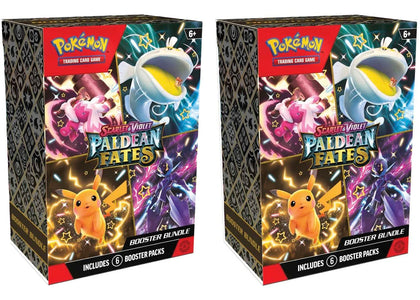 Pokémon Scarlet & Violet Paldean Fates Booster Bundle 2x Lot - authentic Pokemon product