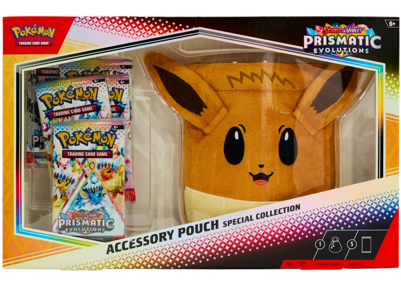 Pokémon Scarlet & Violet Prismatic Evolutions Accessory Pouch Special Collection - vue secondaire A