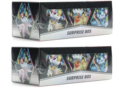 Pokémon Scarlet & Violet Prismatic Evolutions Surprise Box 2x Lot sneakers - authentic Pokemon shoes