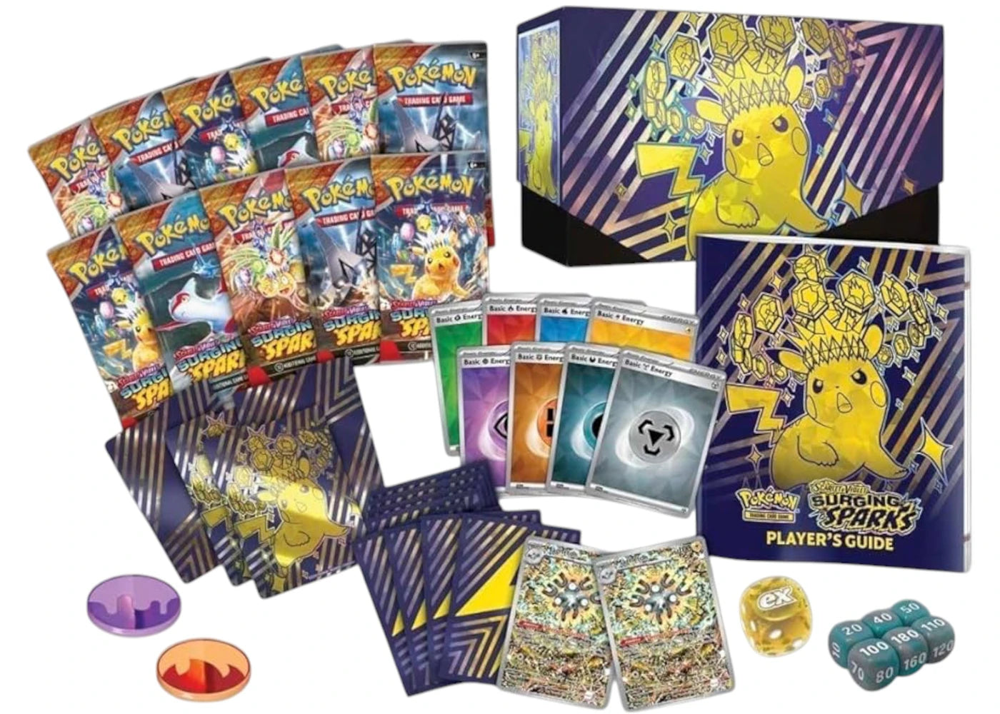 Pokémon Scarlet & Violet Surging Sparks Pokemon Center Elite Trainer Box - vue secondaire B