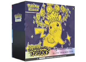 Pokémon Scarlet & Violet Surging Sparks Pokemon Center Elite Trainer Box - vue 360