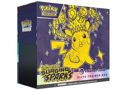 Pokémon Scarlet & Violet Surging Sparks Pokemon Center Elite Trainer Box - sneakers view 2