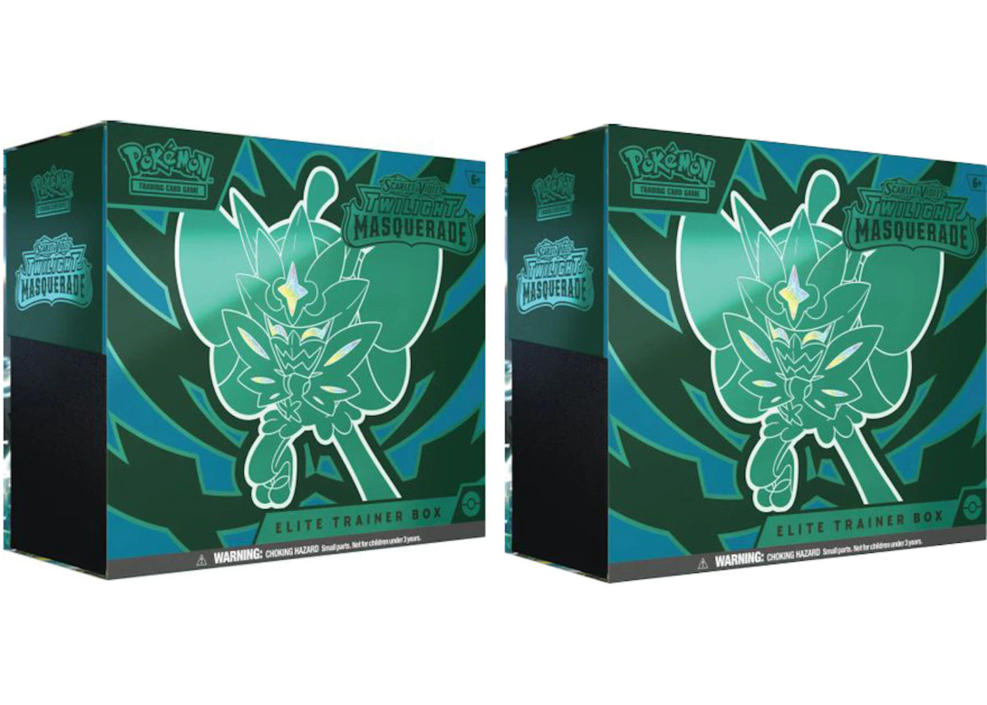 Pokémon Scarlet & Violet Twilight Masquerade Elite Tainer Box 2x Lot - vue 360