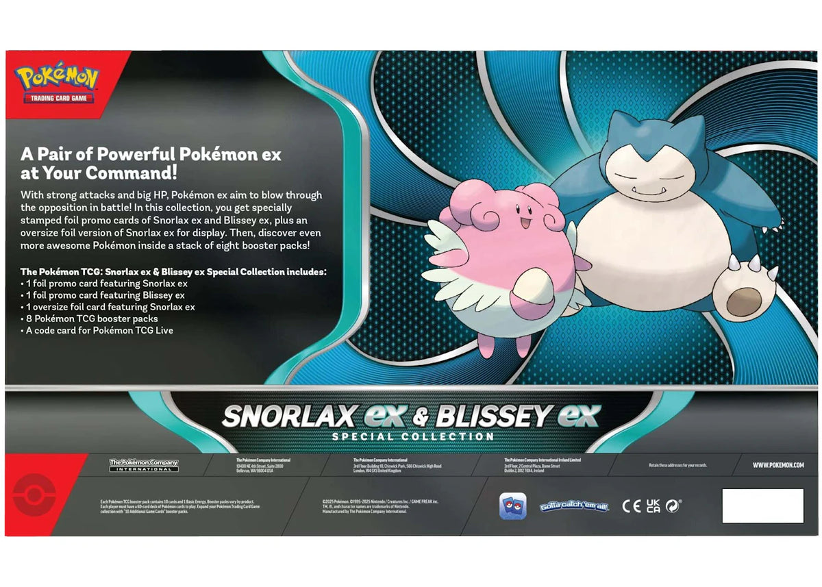 Pokémon Snorlax & Blissey ex Special Collection Box - vue secondaire A