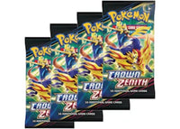 Pokémon Sword & Shield Crown Zenith Booster Pack 4x Lot (Artwork May Vary)