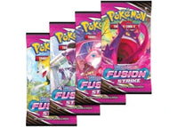 Pokémon Sword & Shield Fusion Strike Booster Pack 4x Lot (Artwork May Vary)