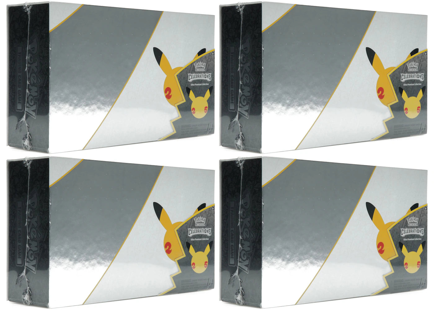 Pokémon TCG 25th Anniversary Celebrations Ultra-Premium Collection Box 4x Lot - vue secondaire A