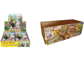 Pokemon TCG Eevee Heroes Booster Box & Eeveelutions Set 2x Bundle (Japanese) - vue 360