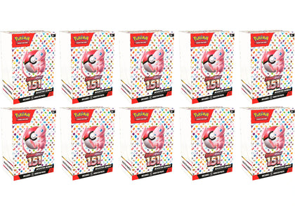 Pokémon TCG Scarlet & Violet 151 6pk Booster Bundle 10x Lot - authentic Pokemon product