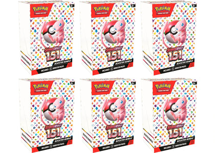 Pokémon TCG Scarlet & Violet 151 6pk Booster Bundle 6x Lot sneakers - authentic Pokemon shoes