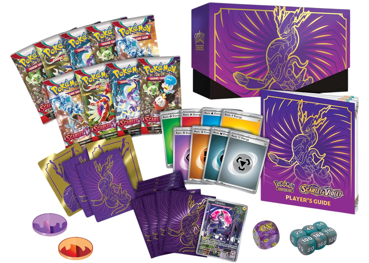 Pokémon TCG Scarlet & Violet Miraidon Elite Trainer Box - vue secondaire A