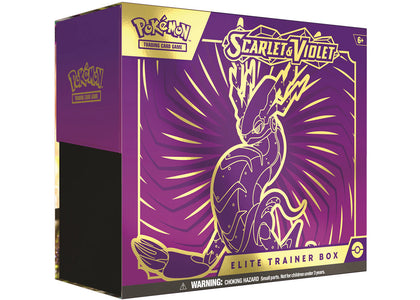 Pokémon TCG Scarlet & Violet Miraidon Elite Trainer Box - authentic Pokemon sneakers