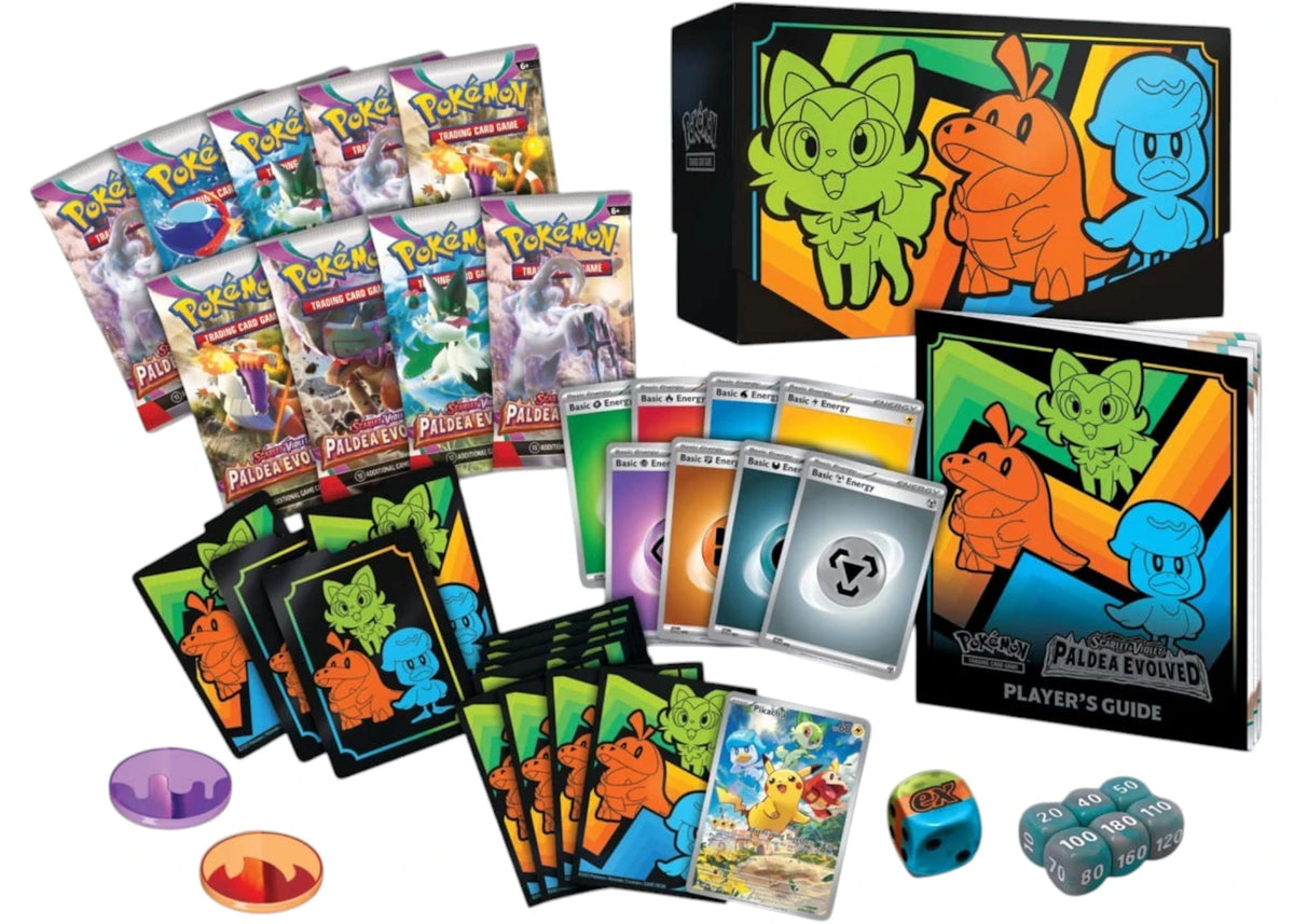 Pokémon TCG Scarlet & Violet Paldea Evolved Pokémon Center Elite Trainer Box - vue secondaire B