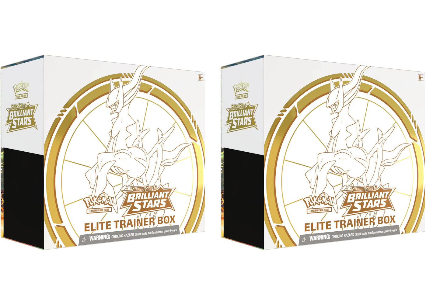 Pokémon TCG Sword & Shield Brilliant Stars Elite Trainer Box 2x Lot - vue secondaire A