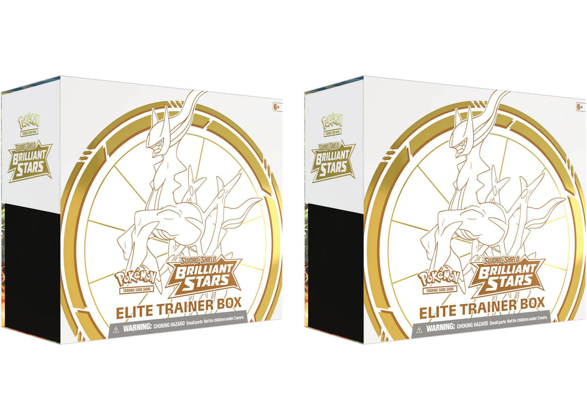 Pokémon TCG Sword & Shield Brilliant Stars Elite Trainer Box 2x Lot - vue 360
