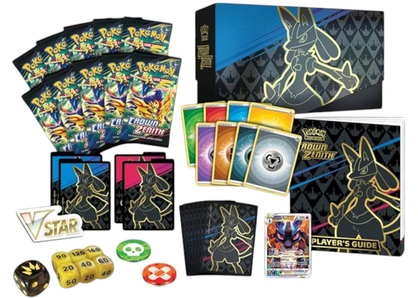 Pokémon TCG Sword & Shield Crown Zenith Elite Trainer Box - vue secondaire A