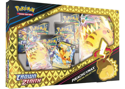 Pokémon TCG Sword & Shield Crown Zenith Pikachu VMAX Special Collection Box sneakers - authentic Pokemon shoes