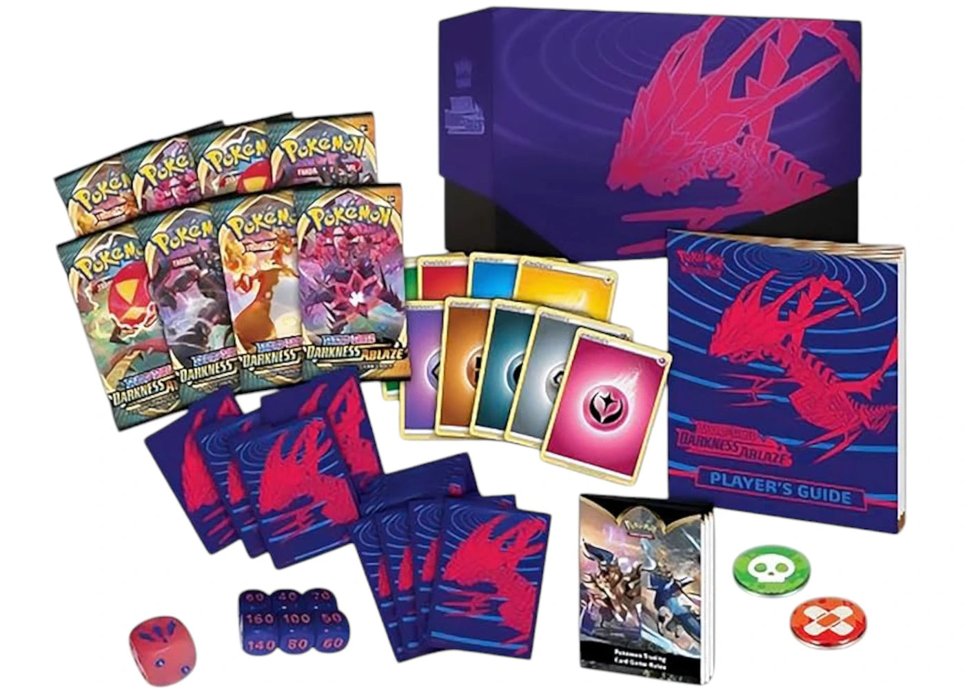 Pokémon TCG Sword & Shield Darkness Ablaze Elite Trainer Box - vue secondaire B